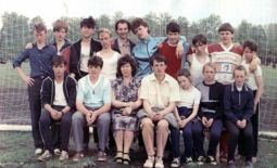 Спортсмены Зональненской средней школы, 1988-1989 гг.